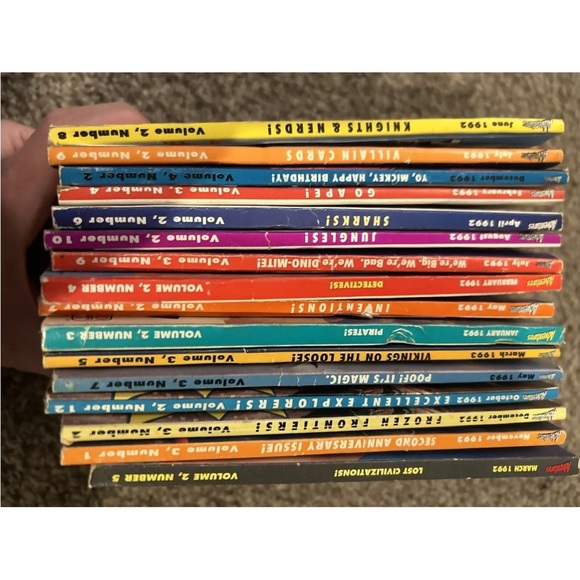 Vintage Lot Of Disney Adventure Magazines 1992-1993. 16 Books. 90’s Nostalgia - Picture 2 of 6